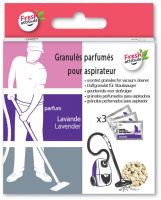 Lavender scented granules for vacuum cleaner